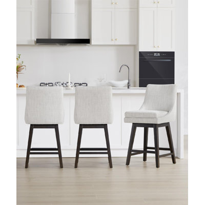 Tabouret de bar pivotant Zahara Neri