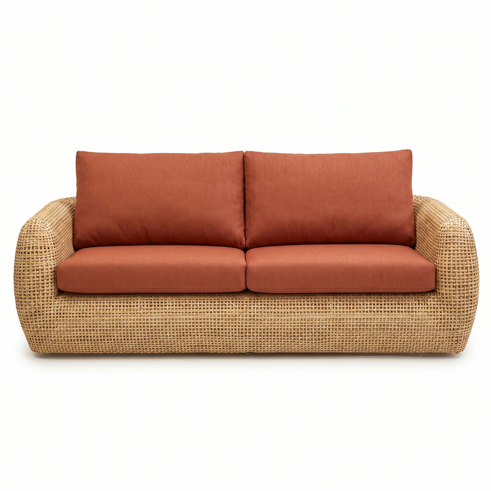 Sydney 89" Sunbrella® Patio Sofa, Play Adobe