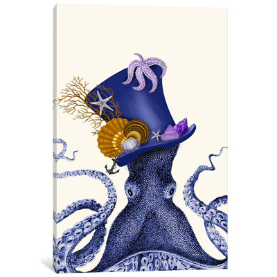 « octopus nautique hat », impression sur toile tendue