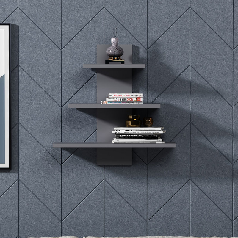 Locelso Floating Shelf, Grey