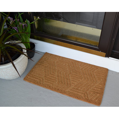 Temesa Non-Slip Geometric Outdoor Doormat