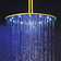 Rain Fixed Shower Head 2.5 GPM GPM with Temperature-based LED