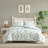 Laura Ashley Blossom Dance Cotton Reversible Blue Comforter Set-125088633-125088632