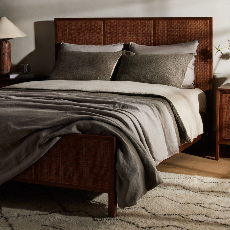 Sydney Bed, King, Brown Wash