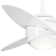 36" 3 - Blade LED Propeller Ceiling Fan with Wall Control and Light Kit Included