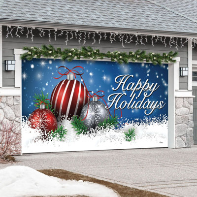 Ornaments Garage Door Mural