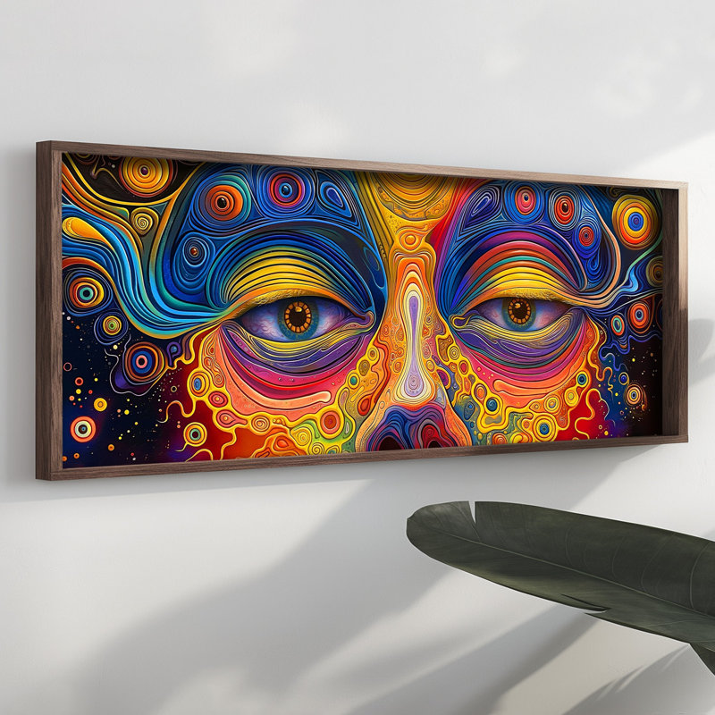 Élégante peinture décorative en panneau de fibres à densité moyenne, 15,7 x 47,2 x 0,1 pouces | 100% panneau de fibres à densité moyenne avec épaisseur de 3 mm, cadre 100% bois de pin | Œuvre d'art imprimé UV pour la décoration intérieure, le salon, le bureau, l'esthétique moderne