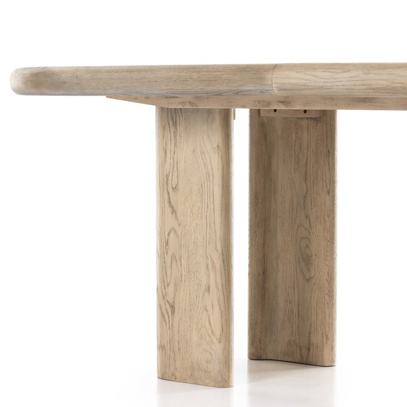 Jaylen Oval Dining Table, Yucca Oak/Yucca Oak Solid