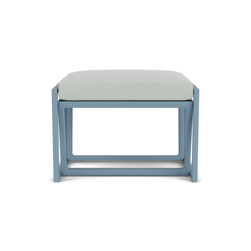 Summit Outdoor Ottoman, Stillwater, Callen Celadon