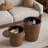 Round Coffee Table Set, Nesting Table Set Of 2, Nesting End Tables, Round Coffee Table With Storage For Living Room-106685876