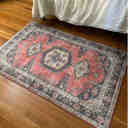 Birch Lane™ Avonmore Oriental Machine Woven Polyester Area Rug in Red ...