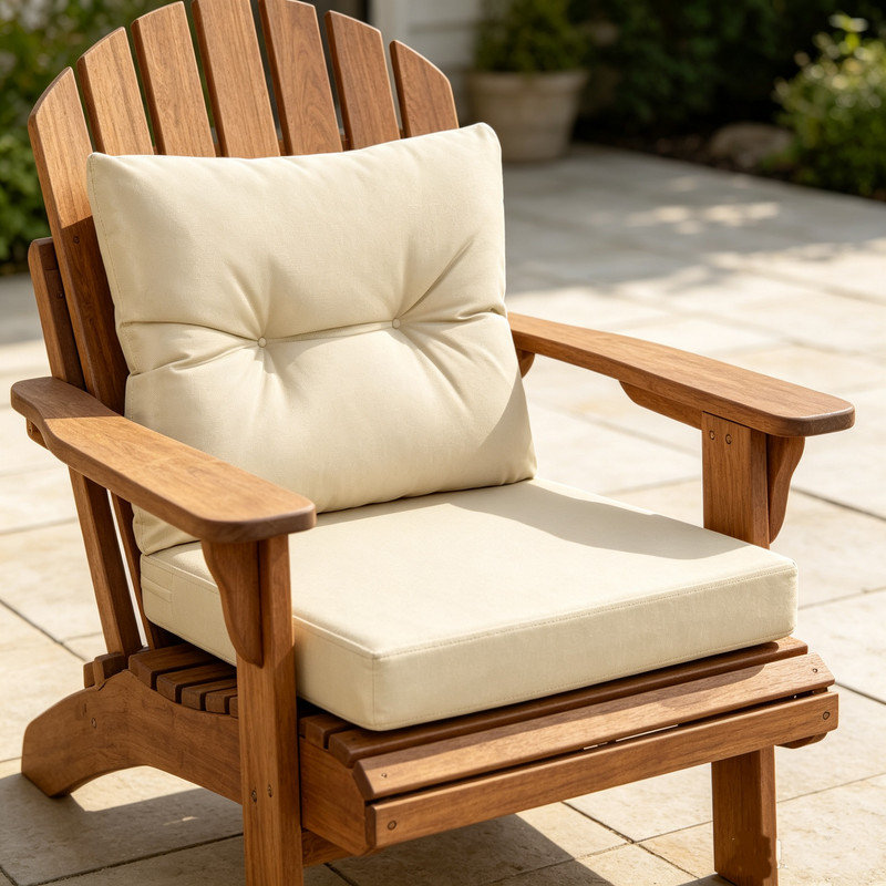 Coussins de rechange pour chaises d'extérieur, coussins de dossier et d'assise pour mobilier de jardin, coussins résistants aux intempéries pour chaises de patio
