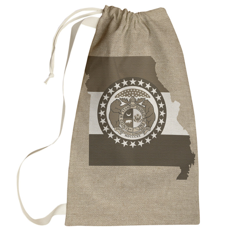 Sac à linge united states flag, Beige brun blanc, Grand H 76 po x l 29 po x P 1,5 po, Hawaii