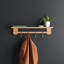 Faustina Wall Shelf with Hooks
