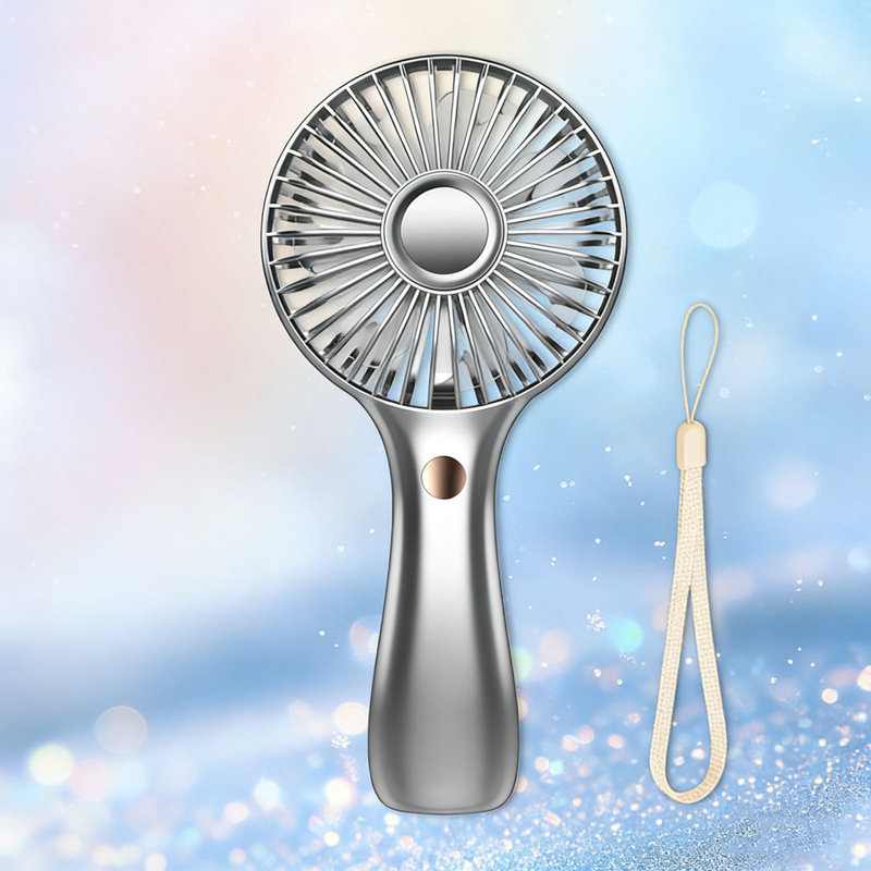 Mini ventilateur thermoélectrique à main à refroidissement rapide Kondieu, Silver
