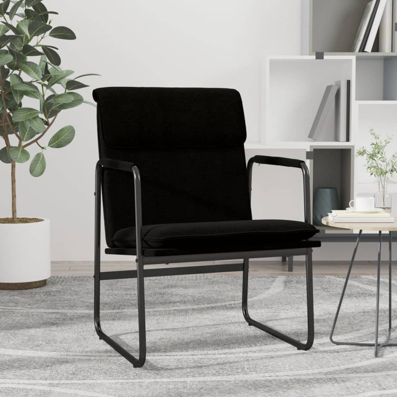 Kimora-Lee Upholstered Accent Chair, Black