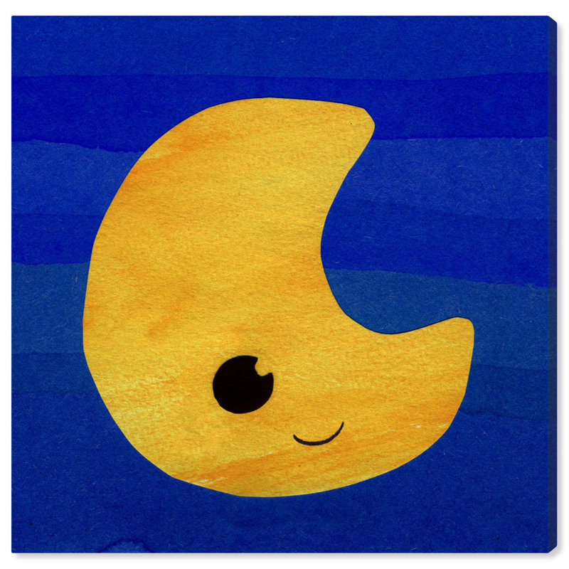Art sur toile lune Foote, H 36 po x l 36 po x P 1,5 po