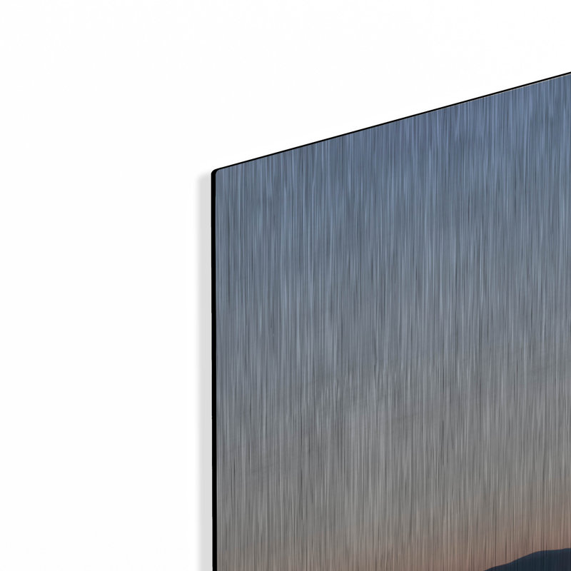  «The Ridge At Blue Hour» par Life BeautifuLEE, art mural en métal, 12 po x 16 po, H 16 po x l 12 po