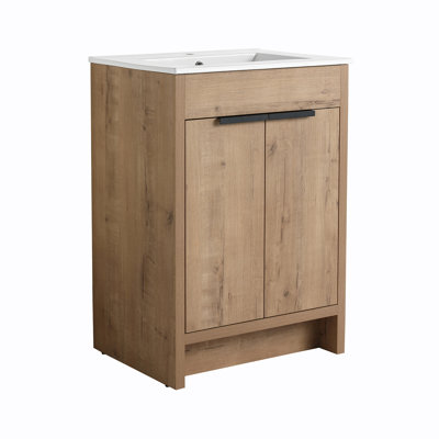 Meuble-lavabo autoportant 24 po 24 po