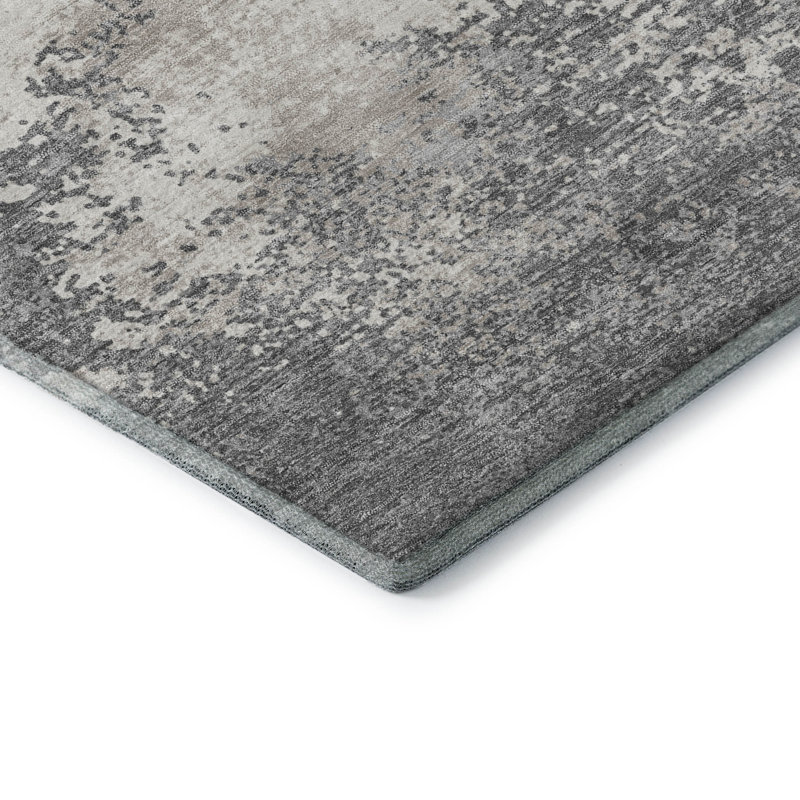 Premium Machine Washable Diskin AMF1027 Modern Rug, Rectangle 3' x 5'