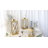 Silver Stainless Steel Lantern 3pcs-Square Elegance 8/12/16In-1508918951