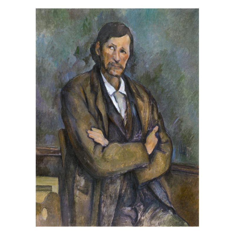 «Homme aux bras croisés» par Paul Cézanne, H 28 po x l 22 po