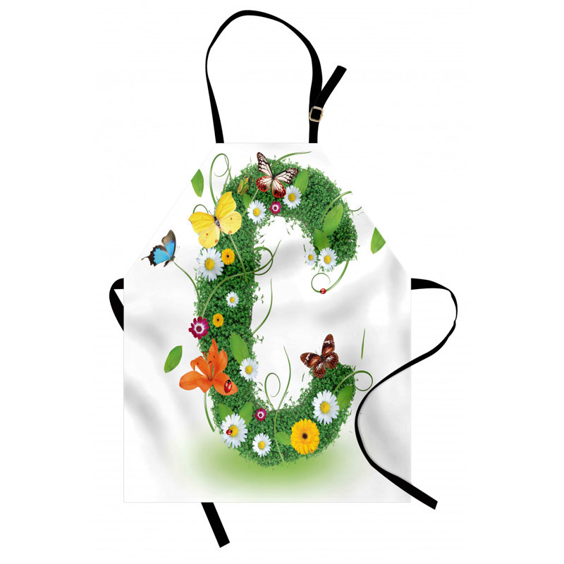 Floral Bib Apron, C