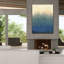  «Sea and Sky 2» par Chariklia Zarris, art mural sur toile, 40 po x 54 po