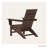 Jamarion HDPE Plastic Outdoor Adirondack Chair-104329955