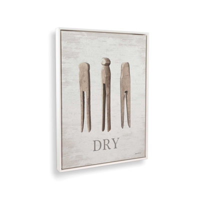 Heirloom Laundry - Dry by lettered & lined Art Print
