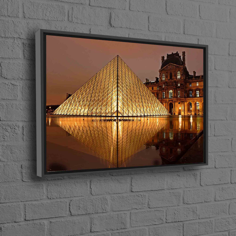 Print on Canvas, Black, 20 cm H x 30 cm W, Framed Print without Mat