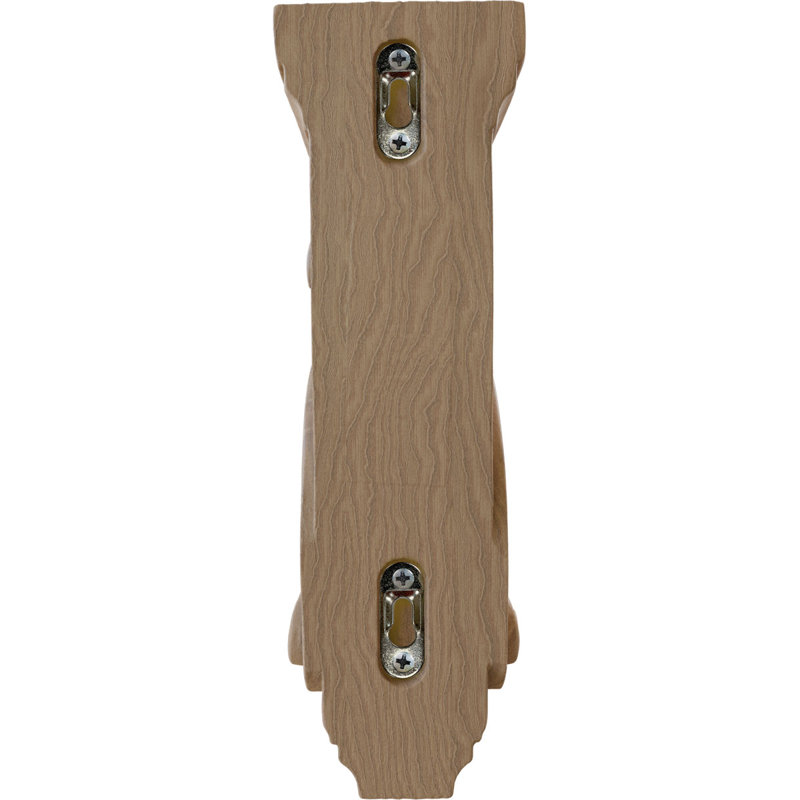 Corbeau traditionnel de Boston, Brun foncé, H 10,5 po x l 3,375 po x P 6,5 po