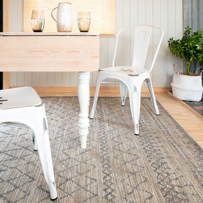 Nealon Southwestern Hand Woven Indoor / Outdoor Area Rug Set, Rectangle 200 x 290cm