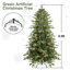 Arbre de Noël 6,5 pi en PVC + PE avec 350 lumières UL blanc chaud - 2142 pointes, branches articulées, aiguilles réalistes, support en métal robuste, assemblage facile-351438320