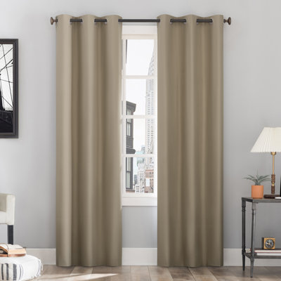 Wayfair Basics® Burman Thermal 100% Blackout Grommet Curtain Panel