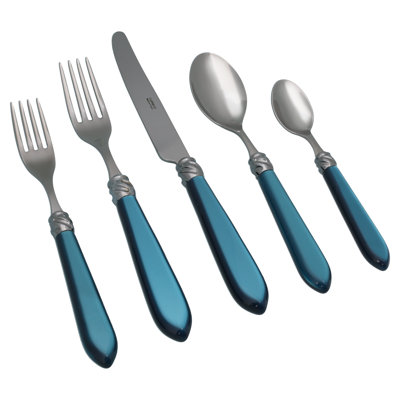 BIA Cordon Bleu Diana 5 Piece 18/10 Stainless Steel Flatware Set, Service for 1