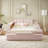 Enhance Your Space With A King Size Multifunctional Upholstered Storage Bed Frame Featuring A Right-side Massage Chaise Lounge