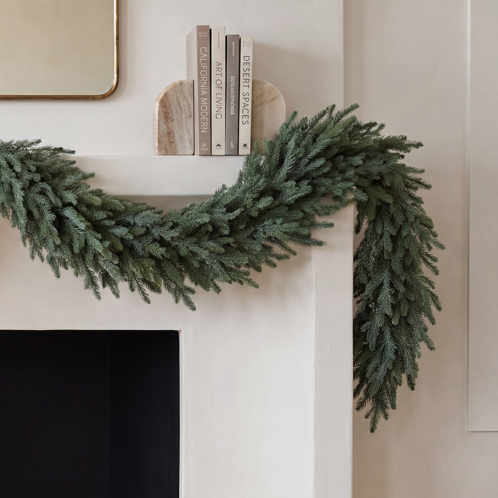 12" Norfolk Pine Christmas Garland
