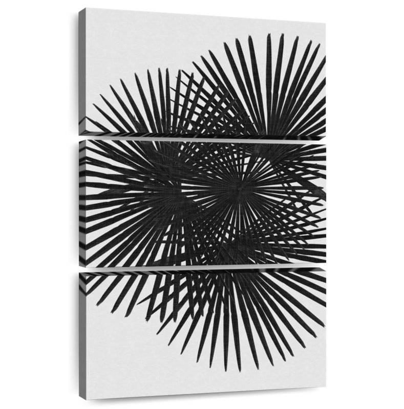 Harnek Fan Palm BW, H 32 po x l 20 po