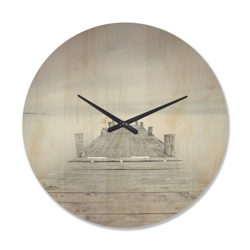 Horloge murale en bois, Grand