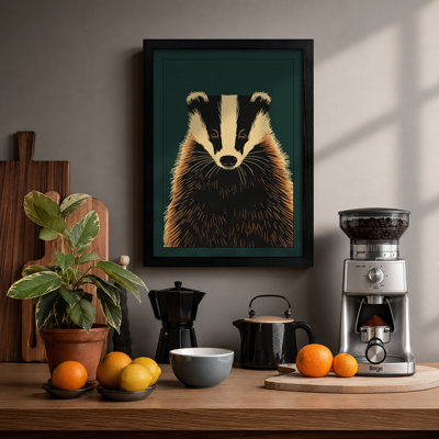 Badger's Gaze Minimalist - Print