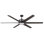Talbert 70" Indoor Matte Black LED Ceiling Fan With Remote Control
