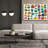 Epic Graffiti 'Mid Century 2'  by Cheryl Warrick Canvas Wall Art