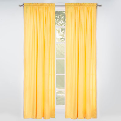 Semi Sheer Curtain Single Panel