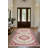 Marisol Burgundy Beige Gray Oriental Machine Printed Cotton Polyester Area Rug-596460029