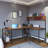 Araline L-Shaped Computer Desk