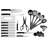 Lexi Home 29 Piece Knife Block Set