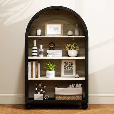Kids Small Bookcase Arched Bookshelf