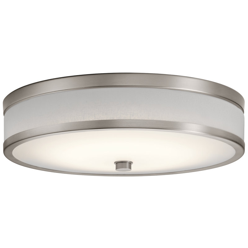 Holgate Acrylic LED Flush Mount, 3.75" H x 12" W x 3.75" D, Champagne