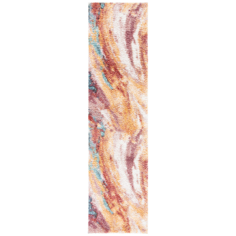 Arayah Performance Abstract Rug, Runner 2'3" x 9'